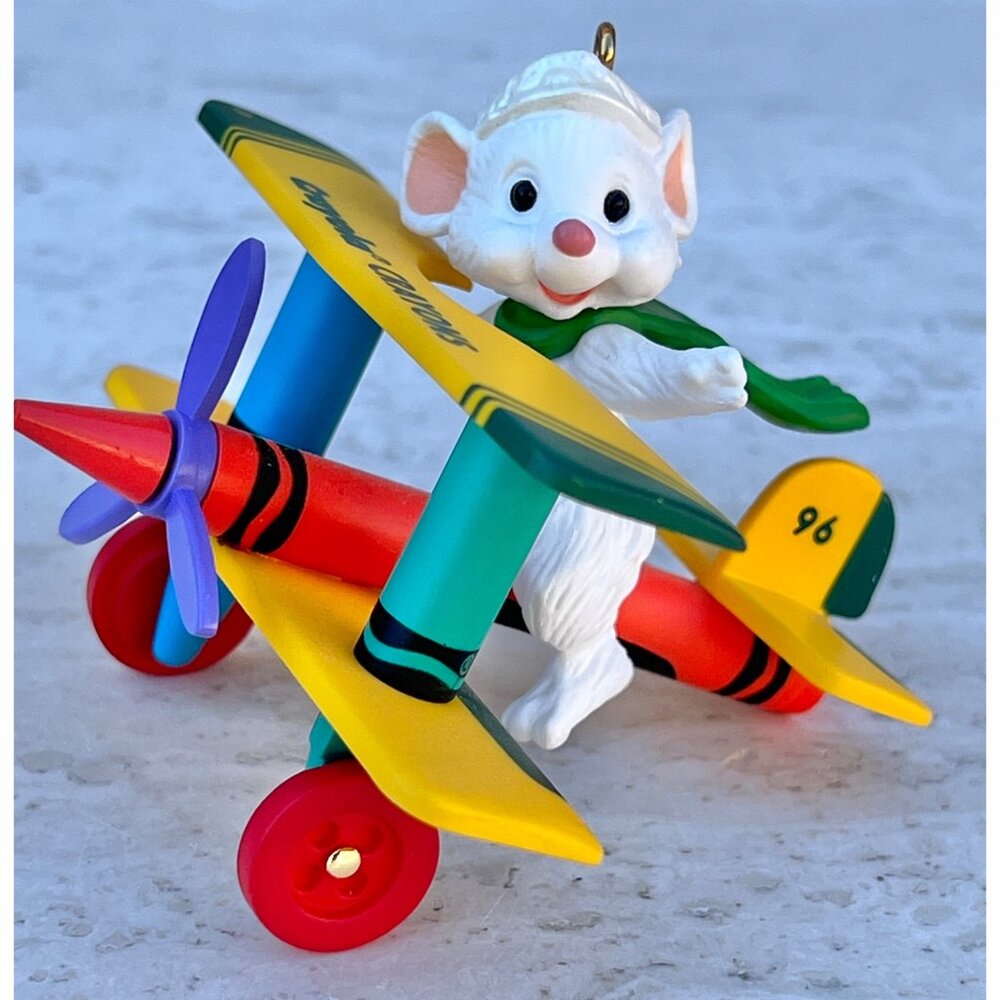 Hallmark Keepsake Collector’s Ornament 1996 Bright Flying Colors Crayola Mouse
